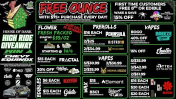 HOUSE OF DANK CENTER LINE REC 🚨FREE OUNCE FIRST 300 CUSTOMERS W/ $75 PURCHASE