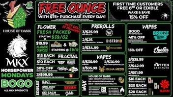 HOUSE OF DANK LANSING REC 🚨FREE OUNCE FIRST 300 CUSTOMER W/ $75 PURCHASE🚨