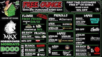HOUSE OF DANK SAGINAW REC 🚨FREE OUNCE FIRST 300 CUSTOMERS W/ $75 PURCHASE