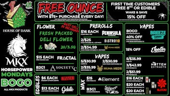 HOUSE OF DANK YPSILANTI REC 🚨FREE OUNCE FIRST 300 CUSTOMERS W/ $75 PURCHASE