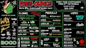HOUSE OF DANK SAGINAW REC 🚨FREE OUNCE FIRST 300 CUSTOMERS W/ $75 PURCHASE