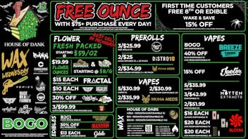 HOUSE OF DANK LANSING REC 🚨FREE OUNCE FIRST 300 CUSTOMER W/ $75 PURCHASE🚨