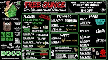 HOUSE OF DANK ANN ARBOR REC 🚨FREE OUNCE FIRST 300 CUSTOMERS W/ $75 PURCHASE