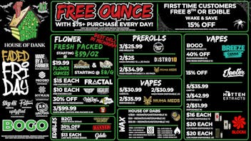 HOUSE OF DANK LANSING REC 🚨FREE OUNCE FIRST 300 CUSTOMER W/ $75 PURCHASE🚨