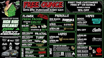 HOUSE OF DANK GRAND RAPIDS REC 🚨FREE OUNCE FIRST 300 CUSTOMERS W/ $75 PURCHASE