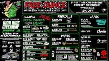 HOUSE OF DANK LANSING REC 🚨FREE OUNCE FIRST 300 CUSTOMER W/ $75 PURCHASE🚨