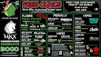HOUSE OF DANK KALAMAZOO REC 🚨FREE OUNCE FIRST 300 CUSTOMERS W/ $75 PURCHASE