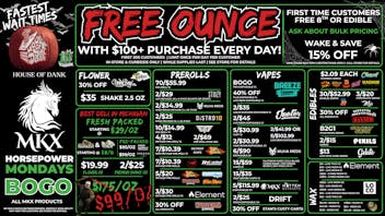 HOUSE OF DANK MONROE REC 🚨FREE OUNCE FIRST 300 CUSTOMERS W/ $100 PURCHASE