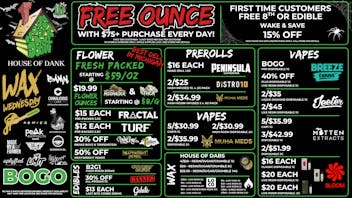 HOUSE OF DANK GRAND RAPIDS REC 🚨FREE OUNCE FIRST 300 CUSTOMERS W/ $75 PURCHASE