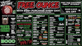 HOUSE OF DANK MONROE REC 🚨FREE OUNCE FIRST 300 CUSTOMERS W/ $100 PURCHASE