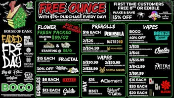 HOUSE OF DANK CENTER LINE REC 🚨FREE OUNCE FIRST 300 CUSTOMERS W/ $75 PURCHASE