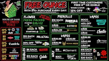 HOUSE OF DANK CENTER LINE REC 🚨FREE OUNCE FIRST 300 CUSTOMERS W/ $75 PURCHASE