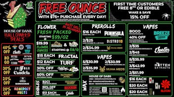 HOUSE OF DANK GRAND RAPIDS REC 🚨FREE OUNCE FIRST 300 CUSTOMERS W/ $75 PURCHASE