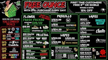 HOUSE OF DANK LANSING REC 🚨FREE OUNCE FIRST 300 CUSTOMER W/ $75 PURCHASE🚨