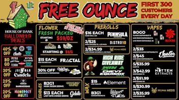 HOUSE OF DANK CENTER LINE REC 🚨FREE OUNCE FIRST 300 CUSTOMERS W/ $75 PURCHASE
