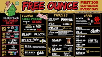 HOUSE OF DANK LAPEER REC 🚨FREE OUNCE FIRST 300 CUSTOMERS W/ $75 PURCHASE