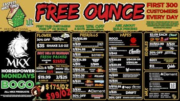 HOUSE OF DANK MONROE REC 🚨FREE OUNCE FIRST 300 CUSTOMERS W/ $100 PURCHASE