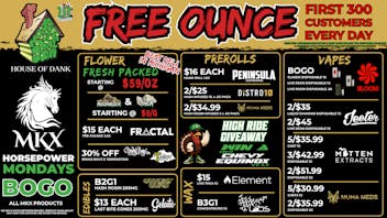 HOUSE OF DANK CENTER LINE REC 🚨FREE OUNCE FIRST 300 CUSTOMERS W/ $75 PURCHASE