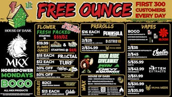 HOUSE OF DANK GRAND RAPIDS REC 🚨FREE OUNCE FIRST 300 CUSTOMERS W/ $75 PURCHASE
