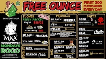 HOUSE OF DANK LAPEER REC 🚨FREE OUNCE FIRST 300 CUSTOMERS W/ $75 PURCHASE