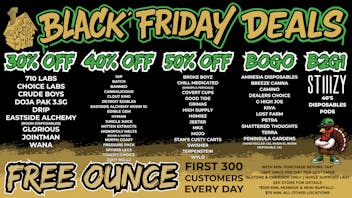 HOUSE OF DANK MONROE REC FREE OUNCE* + UP TO 50% OFF OR MORE SELECT BRANDS