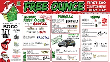 HOUSE OF DANK CENTER LINE REC 🚨FREE OUNCE FIRST 300 CUSTOMERS W/ $75 PURCHASE