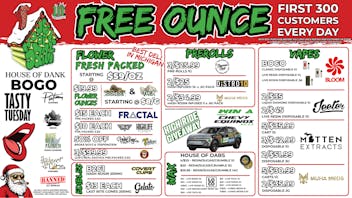 HOUSE OF DANK GRAND RAPIDS REC 🚨FREE OUNCE FIRST 300 CUSTOMERS W/ $75 PURCHASE