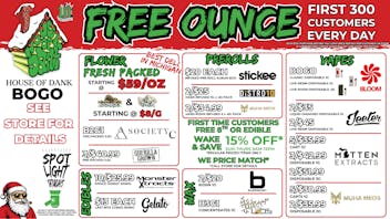 HOUSE OF DANK KALAMAZOO REC 🚨FREE OUNCE FIRST 300 CUSTOMERS W/ $75 PURCHASE