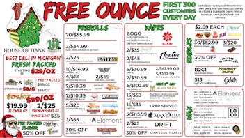HOUSE OF DANK MONROE REC 🚨FREE OUNCE FIRST 300 CUSTOMERS W/ $100 PURCHASE