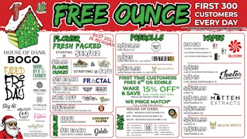 HOUSE OF DANK LANSING REC 🚨FREE OUNCE FIRST 300 CUSTOMER W/ $75 PURCHASE🚨