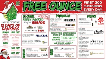 HOUSE OF DANK CENTER LINE REC 🚨FREE OUNCE FIRST 300 CUSTOMERS W/ $75 PURCHASE