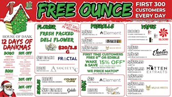 HOUSE OF DANK YPSILANTI REC 🚨FREE OUNCE FIRST 300 CUSTOMERS W/ $75 PURCHASE
