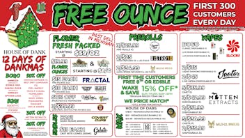 HOUSE OF DANK LANSING REC 🚨FREE OUNCE FIRST 300 CUSTOMER W/ $75 PURCHASE🚨