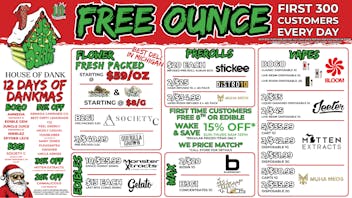 HOUSE OF DANK KALAMAZOO REC 🚨FREE OUNCE FIRST 300 CUSTOMERS W/ $75 PURCHASE