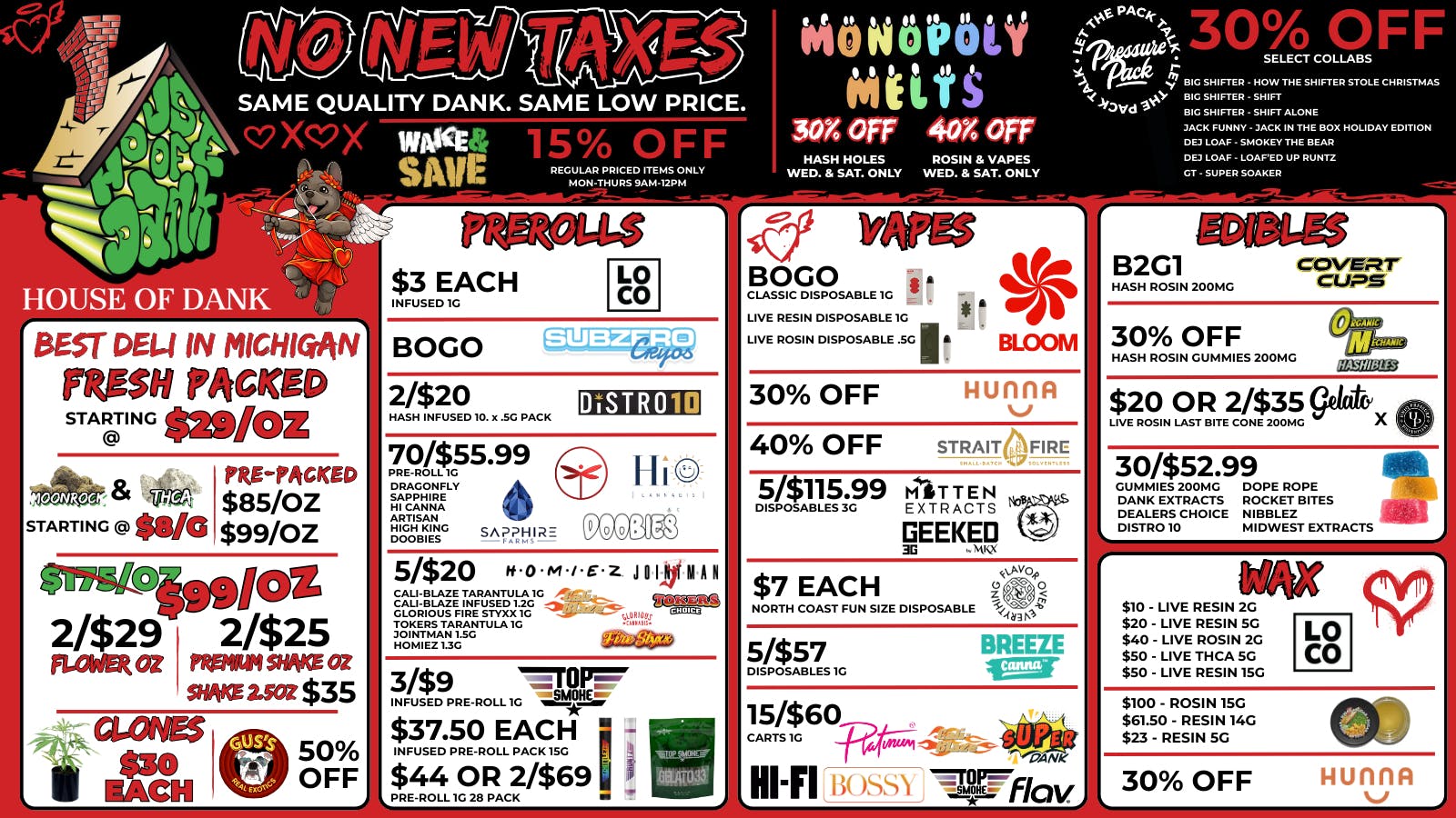 HOUSE OF DANK NEW BUFFALO REC LARGEST SELECTION | SAME LOW PRICES | PRICE MATCH