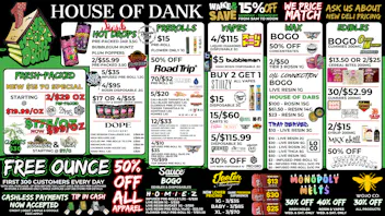 HOUSE OF DANK MONROE REC FREE OUNCE DAILY* | SAME LOW PRICES | PRICE MATCH