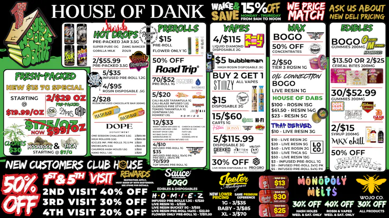 HOUSE OF DANK NEW BUFFALO REC 🚨50% OFF NEW CUSTOMERS*🚨