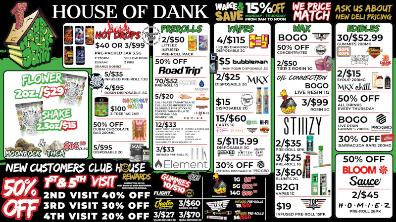 HOUSE OF DANK NEW BUFFALO REC 🚨50% OFF NEW CUSTOMERS*🚨