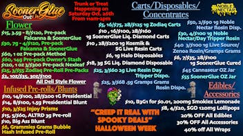 SoonerGlue OutLit Creekin It Real With Halloweed Deals