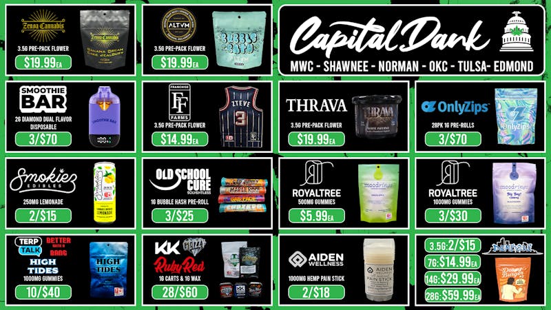 Capital Dank - Oklahoma City DANKEST DEALS IN OKLAHOMA! 🤠