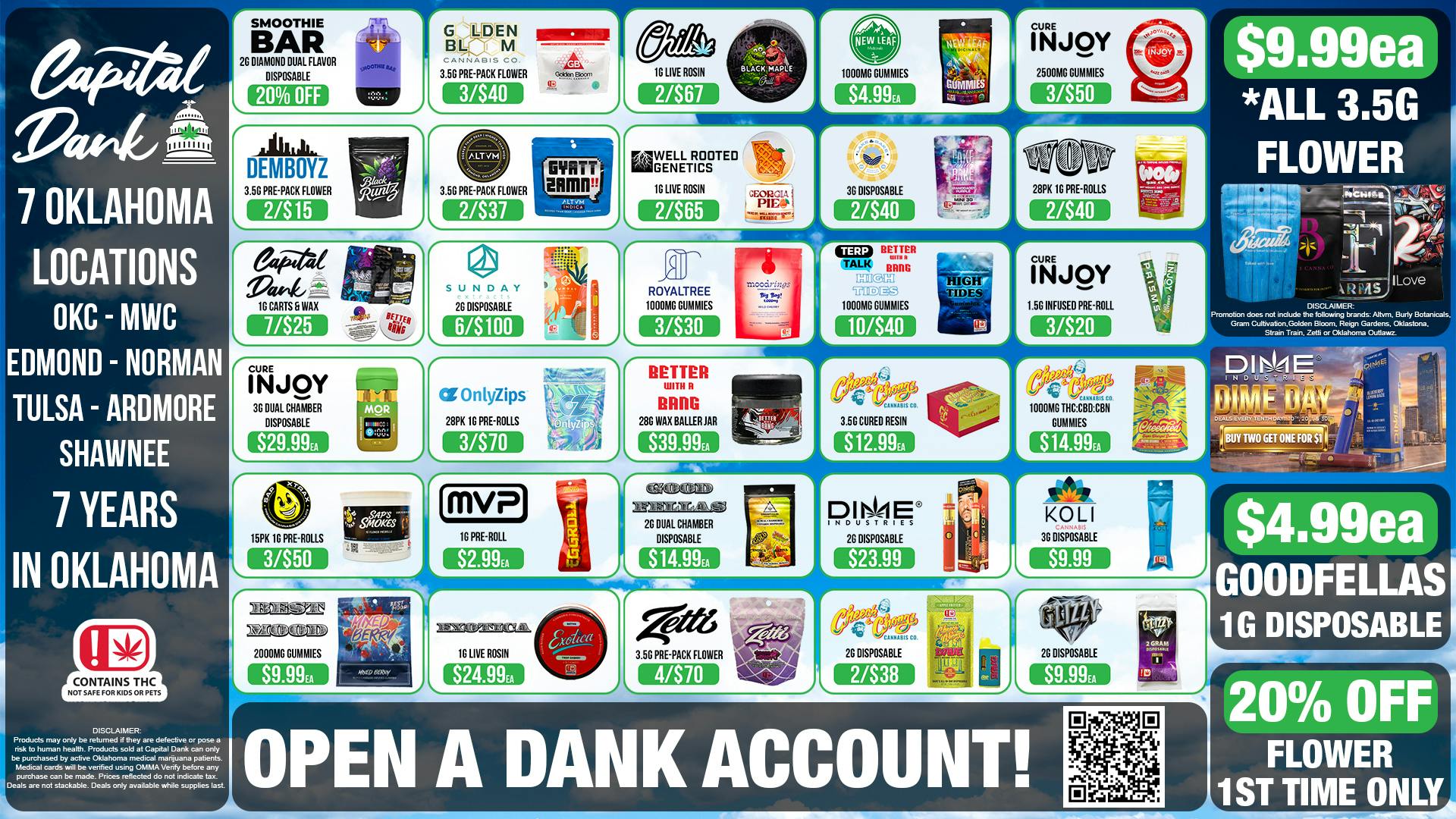 Capital Dank - Norman $4.99 1G DISPOSABLES ! 🔥
