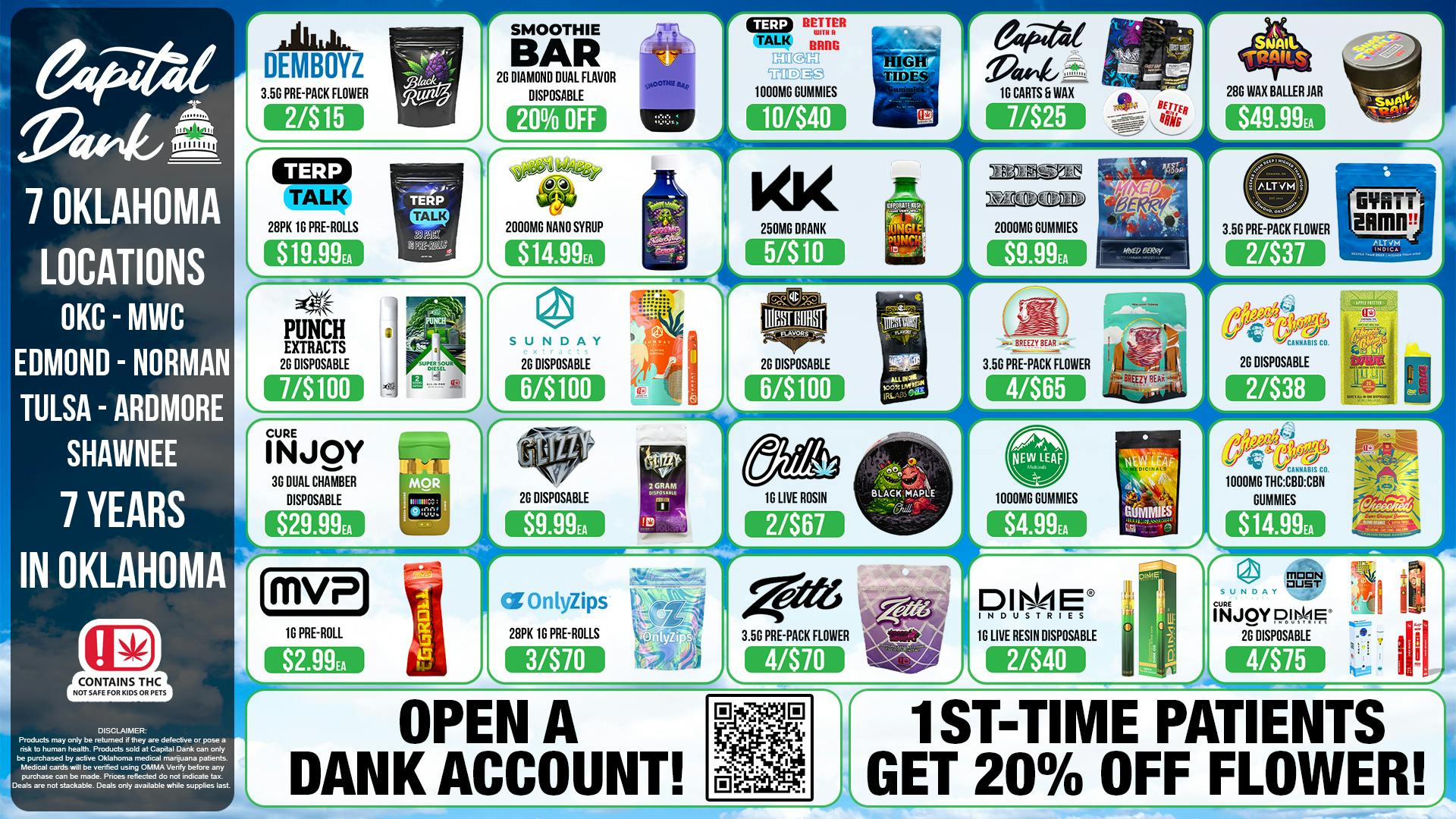 Capital Dank - Tulsa OKLAHOMA'S BEST DEALS! 😎 🕺