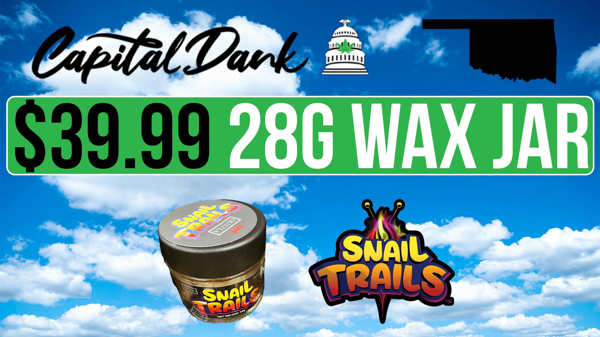 Capital Dank - Midwest City $39.99 28G WAX BALLER JAR!