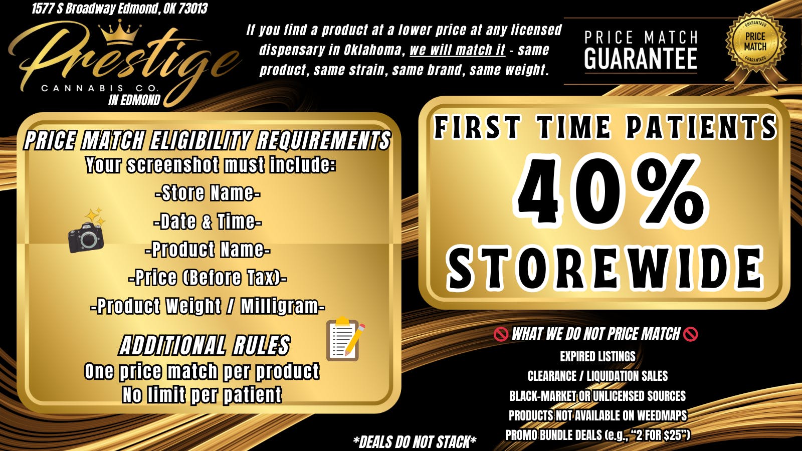 Prestige Cannabis Co. WE PRICE MATCH* !! TAKE 40% FOR YOUR FIRST TIME !!