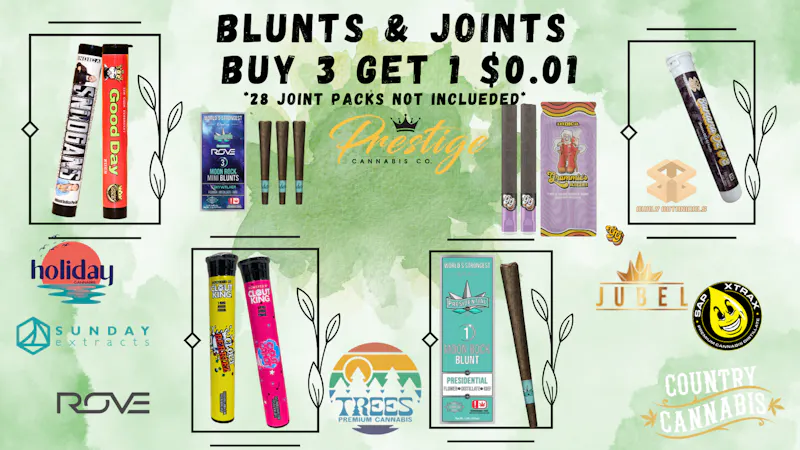 Prestige Cannabis Co. (OPEN 24/7) BUY 3 GET 1 FOR $0.01 ALL BLUNTS & JOINTS!*