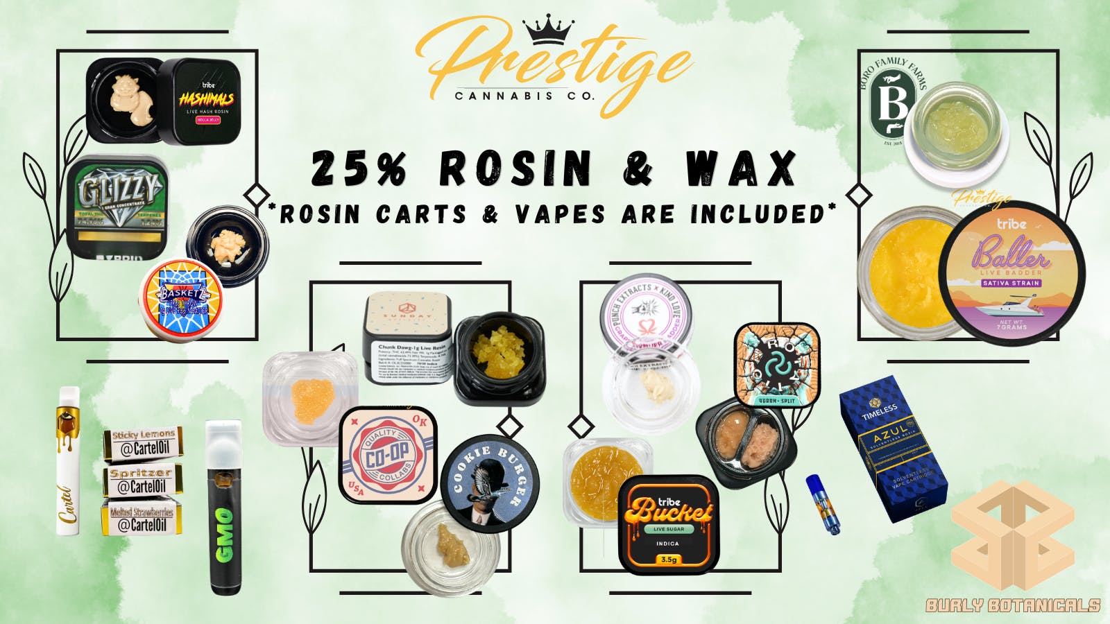 Prestige Cannabis Co. (OPEN 24/7) 25% OFF WAX & ROSIN