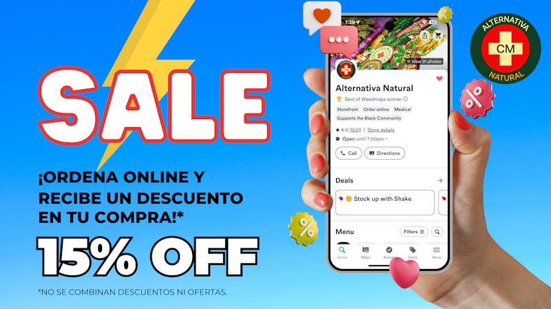 Alternativa Natural Weedmaps Sale 15% OFF