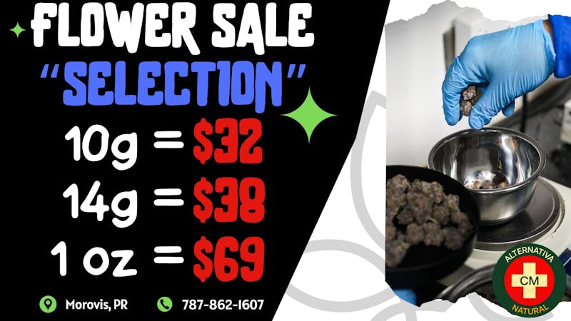 Alternativa Natural 💨$69 Flower Pick 🌱