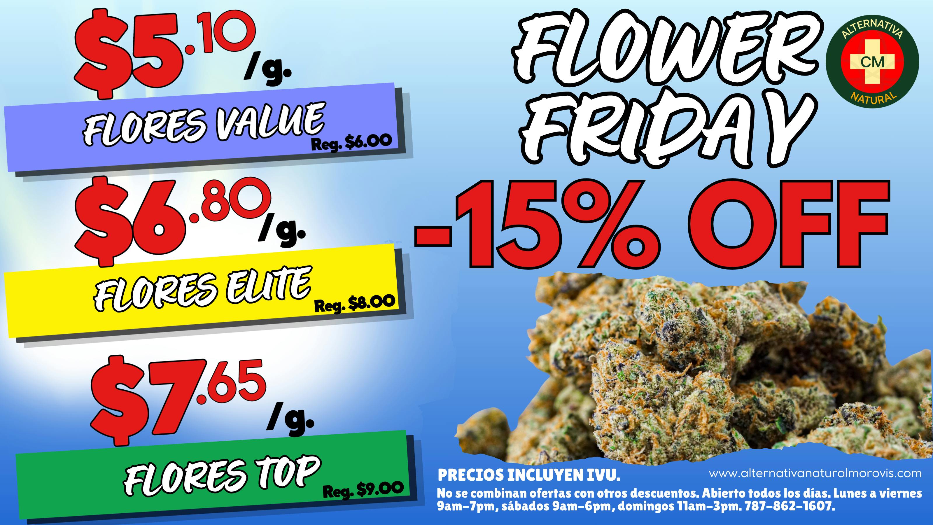 Alternativa Natural 💸VIERNES DE FLORES CON 15% MENOS🫰🏽