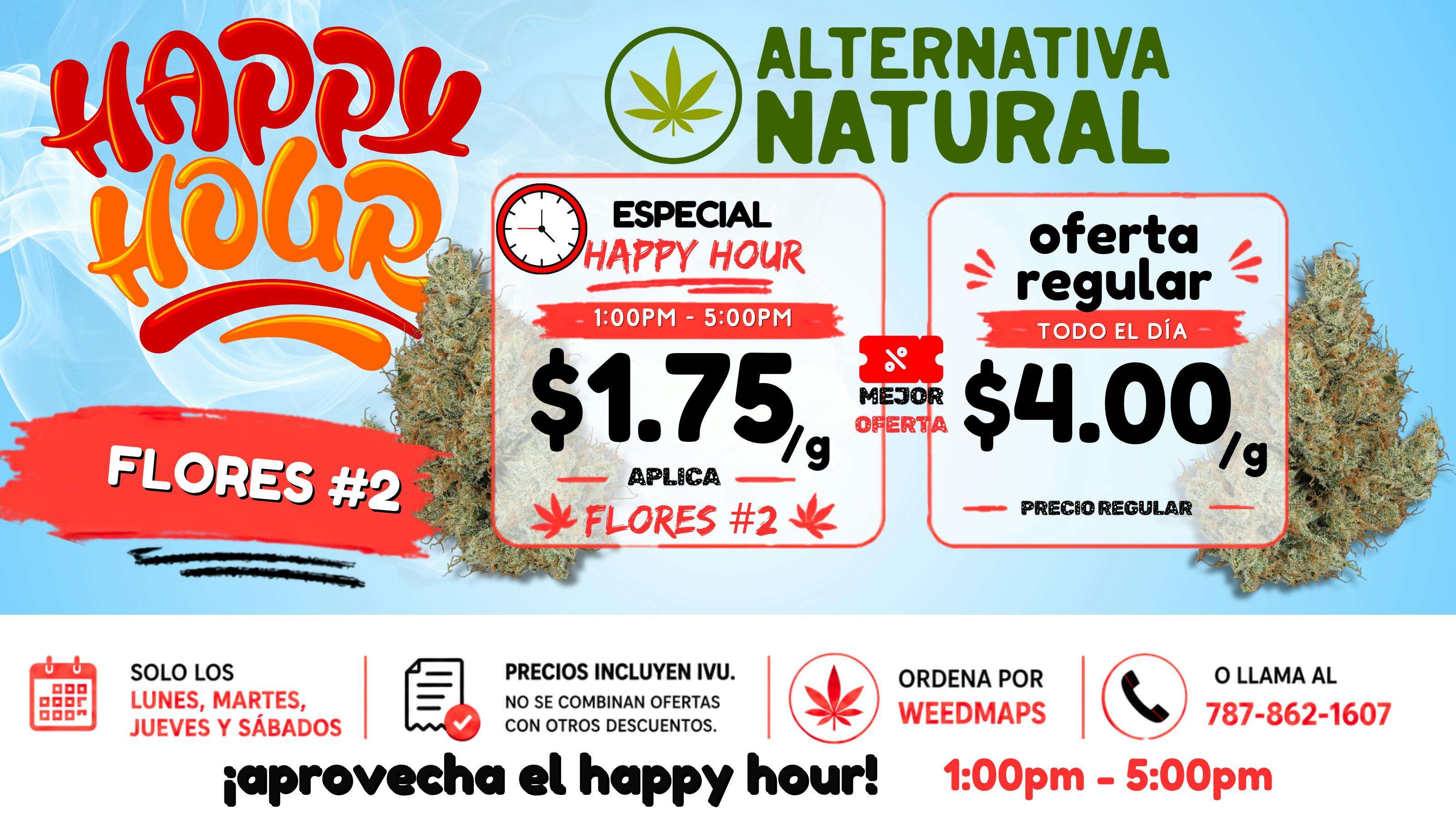 Alternativa Natural HAPPY🤩HOUR: FLOWER #2